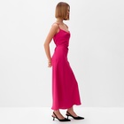 Платье женское миди MINAKU: Casual Collection цвет розовый, р-р 46 - Фото 3
