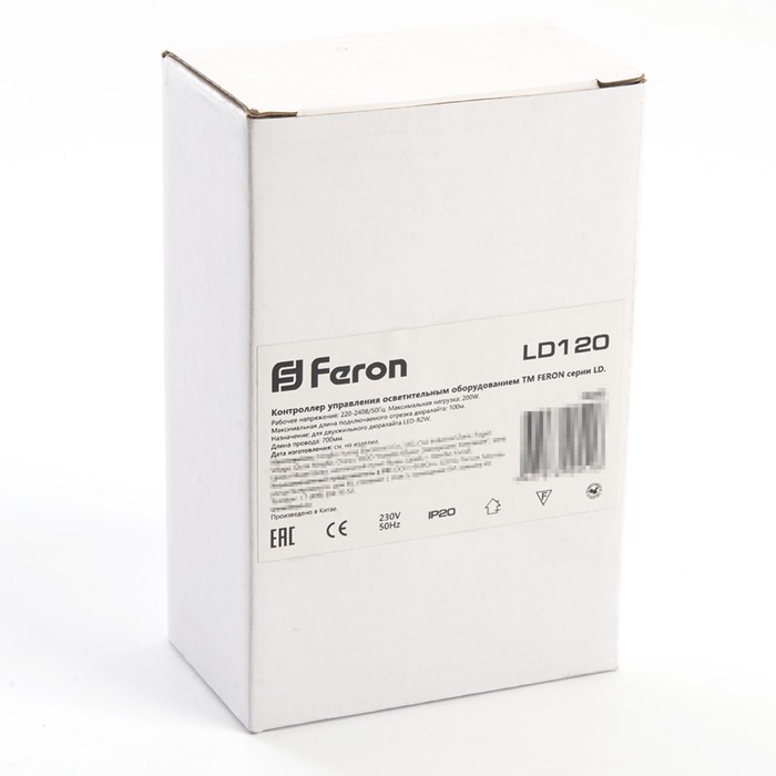 Контроллёр 100 м для светового шнура Feron, LED-R2W, шнур 0,7 м, LD120 - фото 1886096728