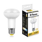Лампа светодиодная Feron, E27, 11 Вт, 175-265 В, белый теплый свет - фото 300912320