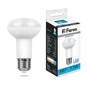 Лампа светодиодная Feron, E27, 11 Вт, 175-265 В, дневной свет