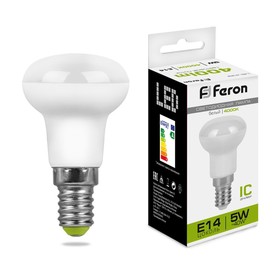 Лампа светодиодная Feron, E14, 5 Вт, 175-265 В, белый свет
