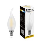 Лампа светодиодная Feron, E14, 7 Вт, 230 В, белый теплый свет - фото 300556633