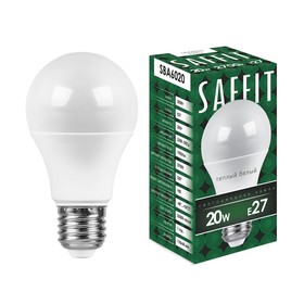 Лампа светодиодная Feron, E27, 20 Вт, 230 В, белый теплый свет