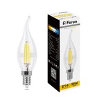 Лампа светодиодная Feron, E14, 9 Вт, 230 В, белый теплый свет - фото 300556704