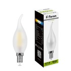 Лампа светодиодная Feron, E14, 9 Вт, 230 В, белый свет - фото 300556706