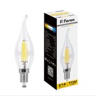 Лампа светодиодная Feron, E14, 11 Вт, 230 В, белый теплый свет - фото 300556730