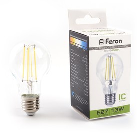 Лампа светодиодная Feron, E27, 13 Вт, 175-265 В, белый свет