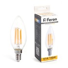 Лампа светодиодная Feron, E14, 15 Вт, 230 В, белый теплый свет - фото 4327742