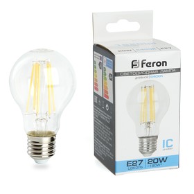 Лампа светодиодная Feron, E27, 20 Вт, 175-265 В, дневной свет