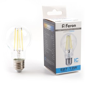 Лампа светодиодная Feron, E27, 13 Вт, 175-265 В, дневной свет