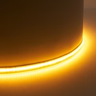 Светодиодная лента Feron 5 м, IP20, COB, 320 LED/м, 8 Вт/м, 24 В, свечение жёлтое - Фото 4