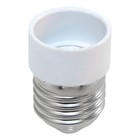 Патрон-переходник для ламп Feron, LH64, E14, 250В, термопластик, цвет белый - фото 300557402
