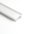 Профиль встраиваемый для светодиодной ленты Saffit, SAB251, 1 м, цвет серебро - фото 4328620