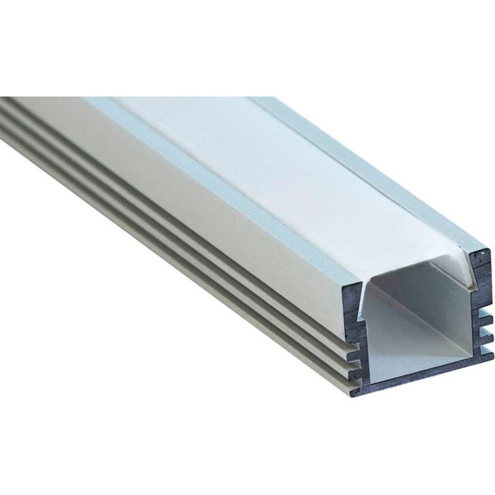 Профиль накладной для светодиодной ленты Feron, CAB261, 2 м, цвет серебро