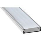 Профиль накладной для светодиодной ленты Feron, CAB263, широкий, 2 м, цвет серебро - фото 4328636