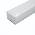 Профиль накладной для светодиодной ленты Feron, CAB257, 2 м, цвет серебро - фото 4328648