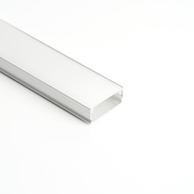 Профиль накладной для светодиодной ленты Saffit, SAB262, низкий, 1 м, цвет серебро