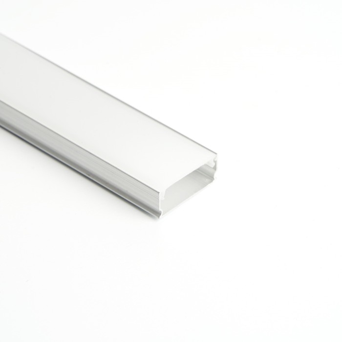 Профиль накладной для светодиодной ленты Saffit, SAB262, низкий, 1 м, цвет серебро - Фото 1