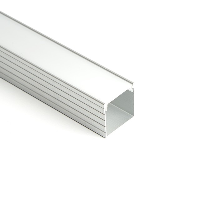 Профиль накладной для светодиодной ленты Saffit, SAB261, высокий, 1 м, цвет серебро