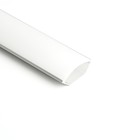 Профиль накладной для светодиодной ленты Saffit, SAB280, угловой круглый, 1 м, цвет серебро - фото 4328718
