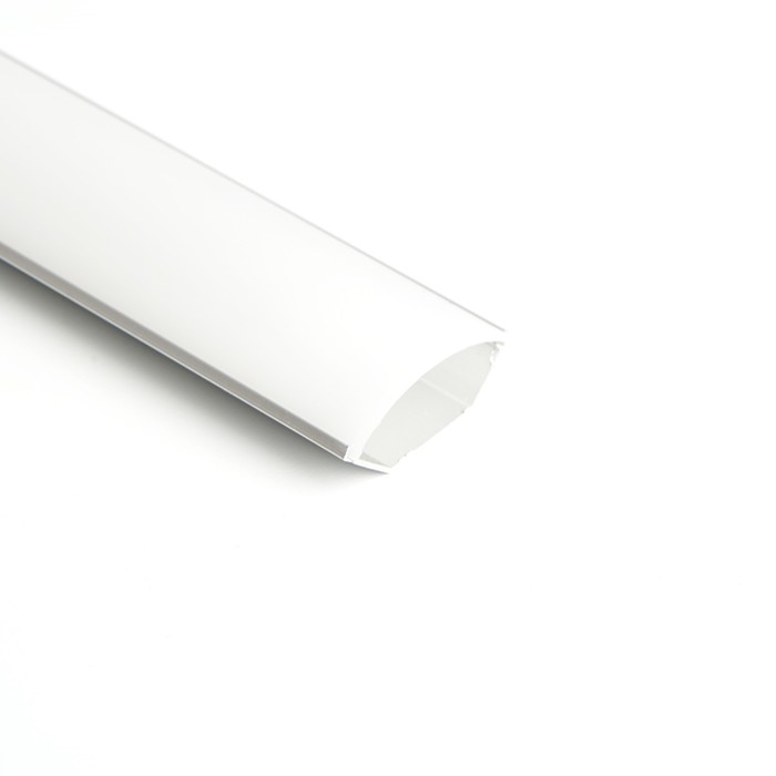 Профиль накладной для светодиодной ленты Saffit, SAB280, угловой круглый, 1 м, цвет серебро - Фото 1