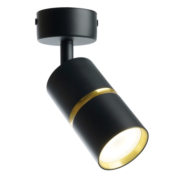 Светильник настенно-потолочный Feron ML1861, IP20, GU10, 35 Вт, 55х55х165 мм, цвет чёрный/золото - фото 1908168287