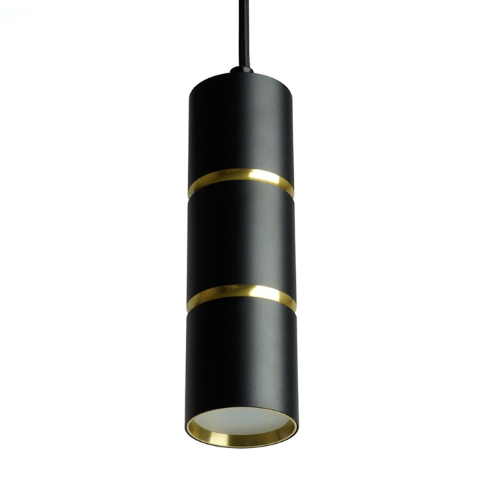 Светильник потолочный Feron ML1868, IP20, GU10, 35 Вт, 55х55х180 мм, цвет чёрный/золото - фото 1906718621