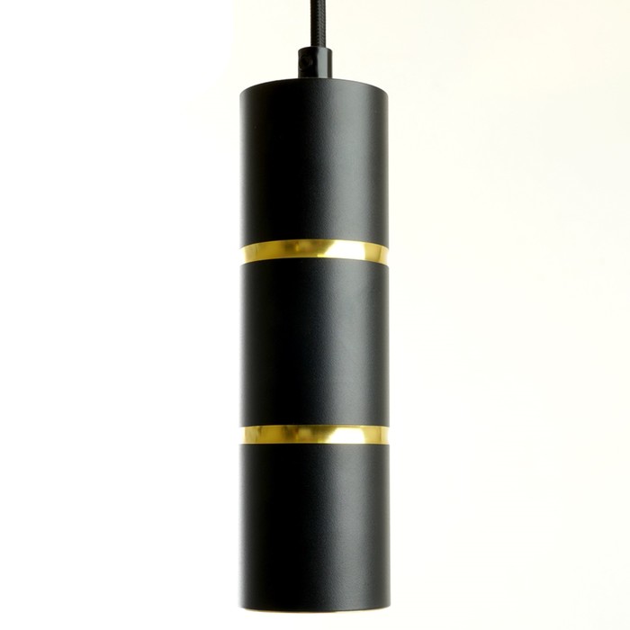 Светильник потолочный Feron ML1868, IP20, GU10, 35 Вт, 55х55х180 мм, цвет чёрный/золото - фото 1906718622