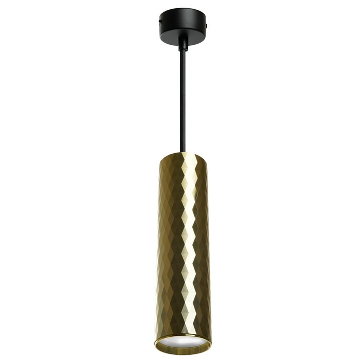Светильник потолочный Feron ML1888, IP20, GU10, 35 Вт, 55х55х200 мм, цвет чёрный/золотой