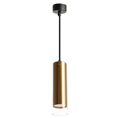 Светильник потолочный Feron ML1898, IP20, GU10, 35 Вт, 55х55х200 мм, цвет золото и чёрный