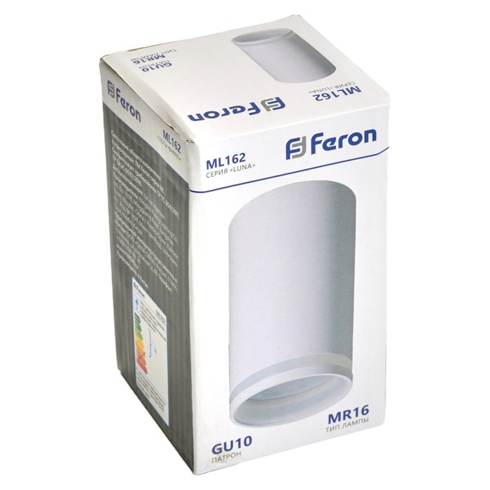 Светильник потолочный Feron ML162, IP20, GU10, 35 Вт, 55х55х100 мм, цвет белый - фото 1906718928