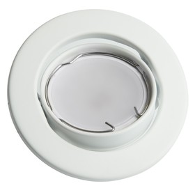 Светильник потолочный встраиваемый Feron DL11, IP20, G5.3, 50 Вт, 90х90х27 мм, цвет белый матовый