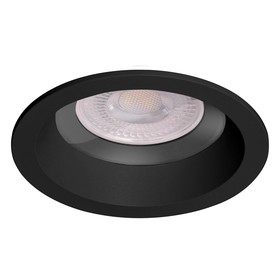 Светильник потолочный встраиваемый Feron DL3301, IP44, G5.3, 50 Вт, 92х92х35 мм, цвет чёрный
