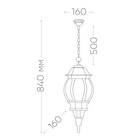 Светильник садово-парковый Feron 8105/PL8105, IP44, E27, 100 Вт, 160х160х840 мм, цвет чёрный - Фото 5