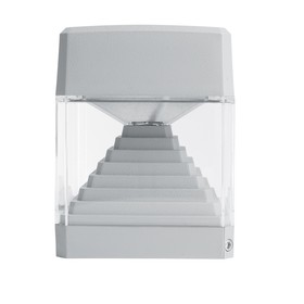Светильник архитектурный Fumagalli, IP55, GX53, 3 Вт, 165х126х126 мм, цвет серый