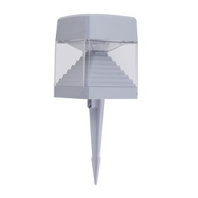 Светильник ландшафтный Fumagalli, IP55, GX53, 3 Вт, 126х126х175 мм, цвет серый