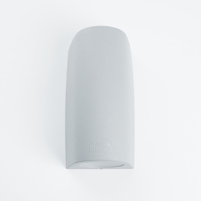 Светильник архитектурный Fumagalli, IP55, GU10, 7 Вт, 80х92х170 мм, цвет серый