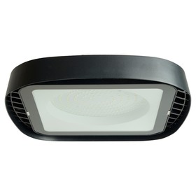 Светильник складской светодиодный Feron AL1005, IP65, 200 Вт, 326х326х52 мм, цвет чёрный