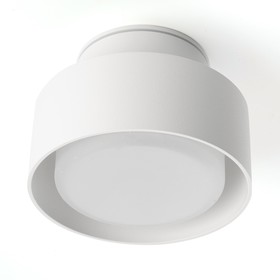 Светильник потолочный Feron HL367, IP44, GX53, 12 Вт, 110х110х75 мм, цвет белый
