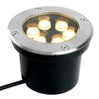 Светильник тротуарный Feron SP2802, IP67, LED, 6 Вт, 120х120х90 мм, цвет металлик - Фото 2