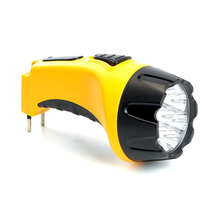 Фонарь аккумуляторный, 15 LED DC (свинцово-кислотная батарея), желтый, TH2295 (TH93C) - Фото 1