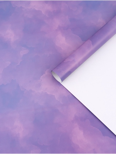 Бумага упаковочная, глянцевая «Космос», 70×100 см, 1 лист