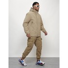 Куртка мужская весенняя, размер 58, цвет бежевый - Фото 3