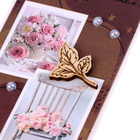 Конверт для денег "Поздравляем!" бусины, ручная работа, 16х8 см - фото 24044240