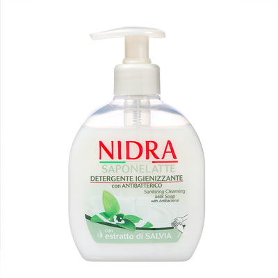 Жидкое мыло-молочко Nidra  очищающее "Антибактериальное", 300 мл