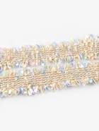 Тесьма декоративная «Твидовая», двусторонняя, 30 мм, 5±0.5 м, светло-бежевая - Фото 2