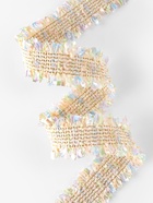 Тесьма декоративная «Твидовая», двусторонняя, 30 мм, 5±0.5 м, светло-бежевая - Фото 3