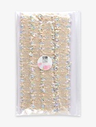 Тесьма декоративная «Твидовая», двусторонняя, 30 мм, 5±0.5 м, светло-бежевая - фото 23267735