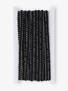 Тесьма декоративная «Шанель», 8 мм, 10±1 м, цвет чёрный, серебряный 10228282