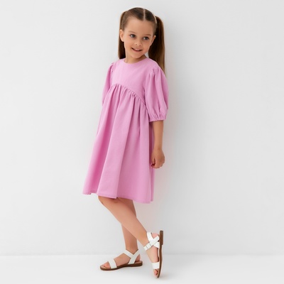 Платье для девочки KAFTAN: Summer cotton, розовое, рост 122-128 см